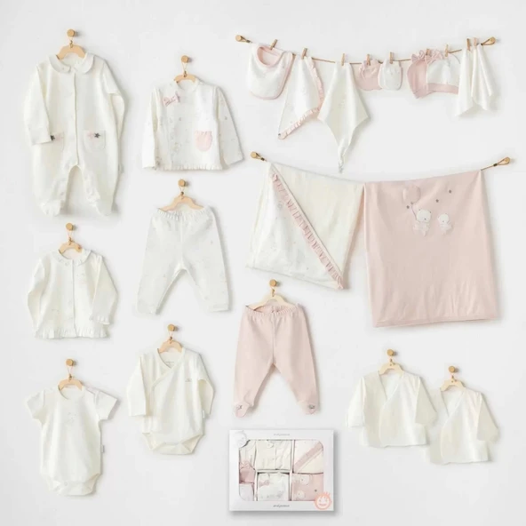 Eterelle Ballerina 20 Parça Hastane Çıkışı Ekru