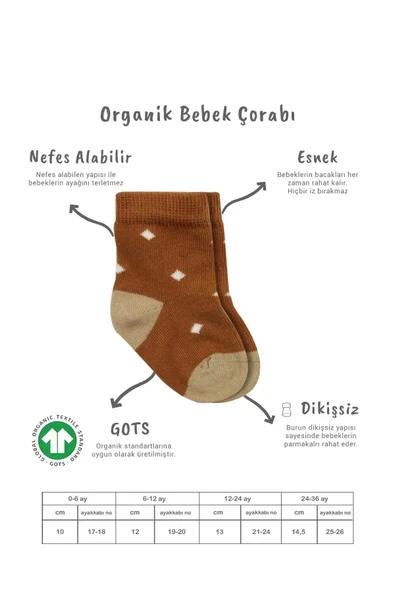 Eterelle 3'lü Penye Erkek Soket Çorap Bs10111 Hardal - 6