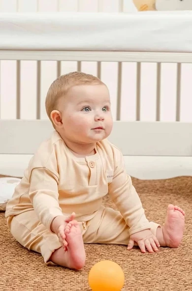 Eterelle Eslenza Baby 2'li Takım 0023 Bej - 2