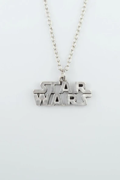 Star Wars Gümüş Kaplama Düz Zincir Kolye
