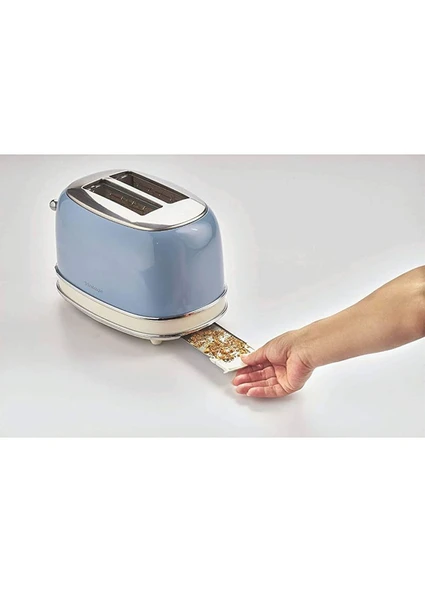 Ariete Vintage Mavi Ekmek Kızartma Makinesi - Resim 2