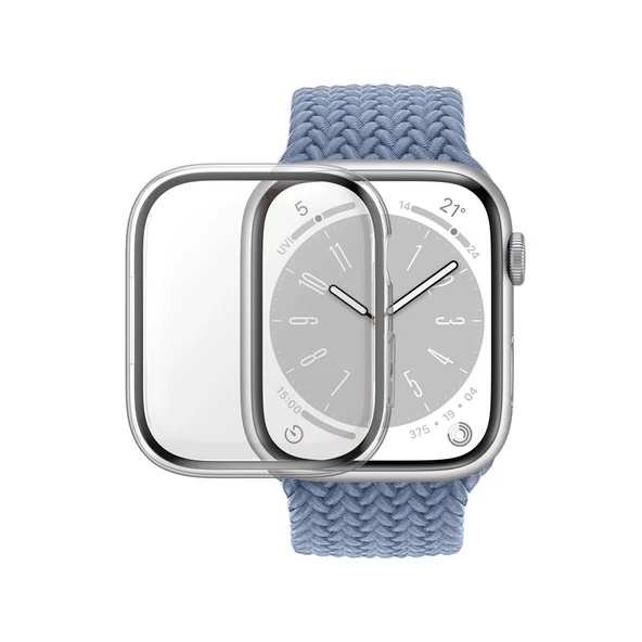PanzerGlass FullBody Apple Watch 8 41mm Clear D3O Şeffaf Ekran Koruyucu - 2