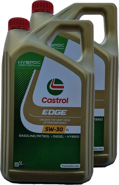 CASTROL EDGE 5W-30 LL 10 LT MOTOR YAĞ  2024 ÜRETİM