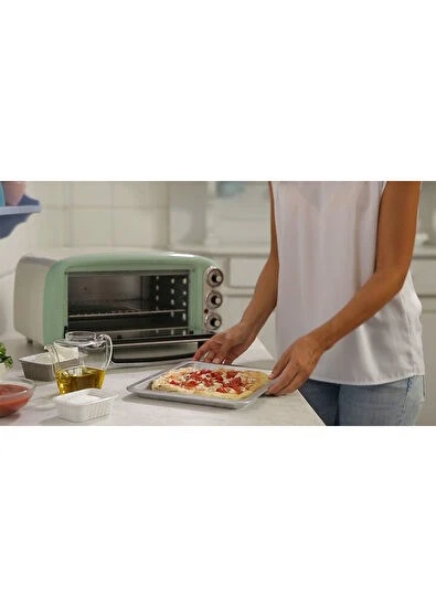 Ariete Vintage Yeşil Mini Fırın - 7