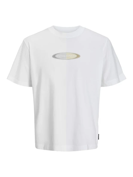 JCOPACER BRANDING PRINT TEE SS CREW NECK Bright Wht Bright Wht L