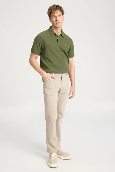 Texas Slim Pantolon Beige Beige 36 32 - Resim 3