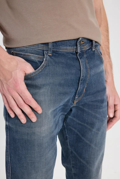 Larston Jean  Pantolon Mid Blue 30 32 Mid Blue - Resim 5