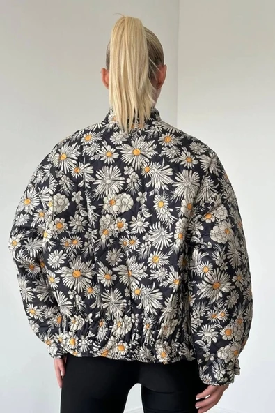 Desenli Papatya Desen Mont - 3