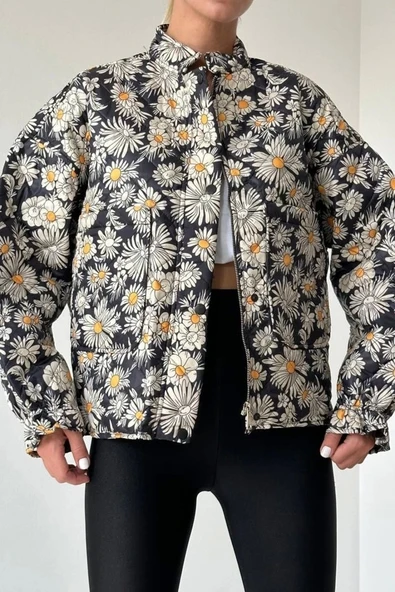 Desenli Papatya Desen Mont - 2