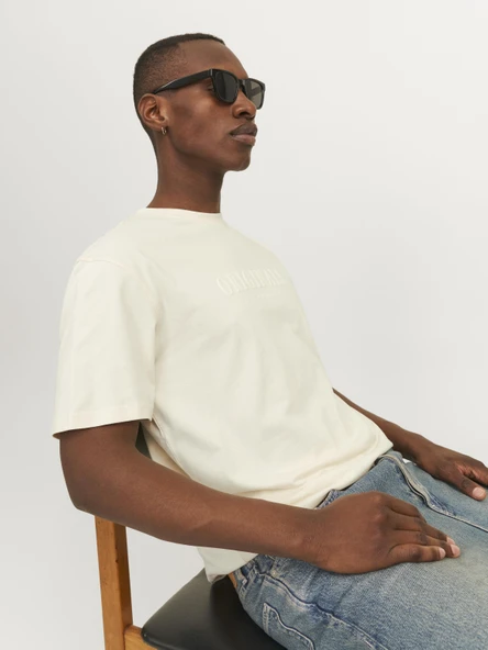 JORFREDERIKSBERG TEE SS CREW NECK NOOS White White XS - Resim 5