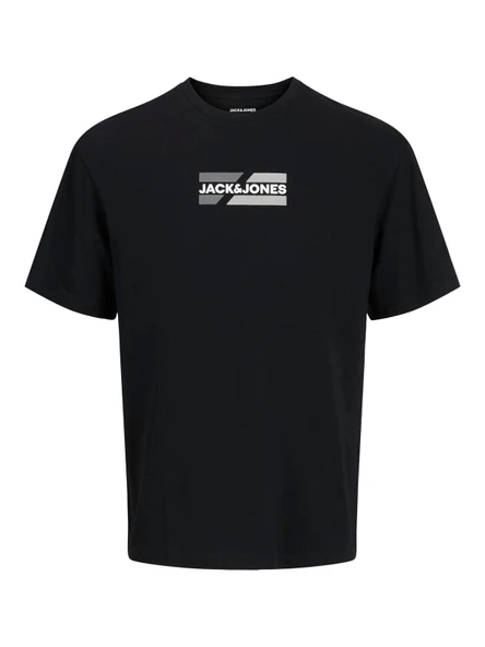 JJECORP GRAPHIC TEE  SS O-NECK NOOS Black Black S - Resim 1