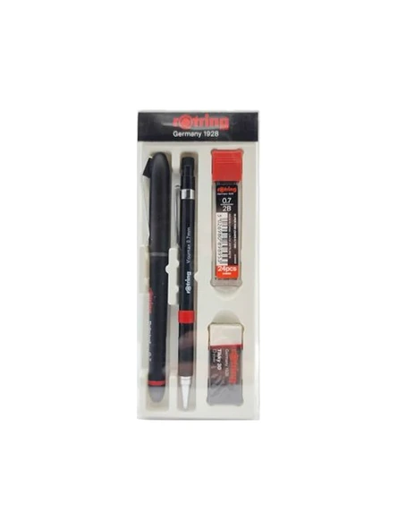 Rotring Visumax + Roller Ofis Seti- 0.7 mm, Mavi