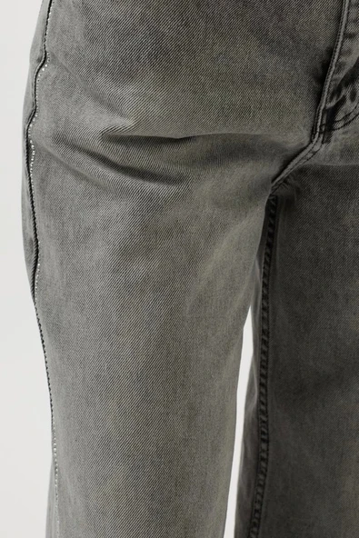 Taş Şerit Detaylı Jean - 4