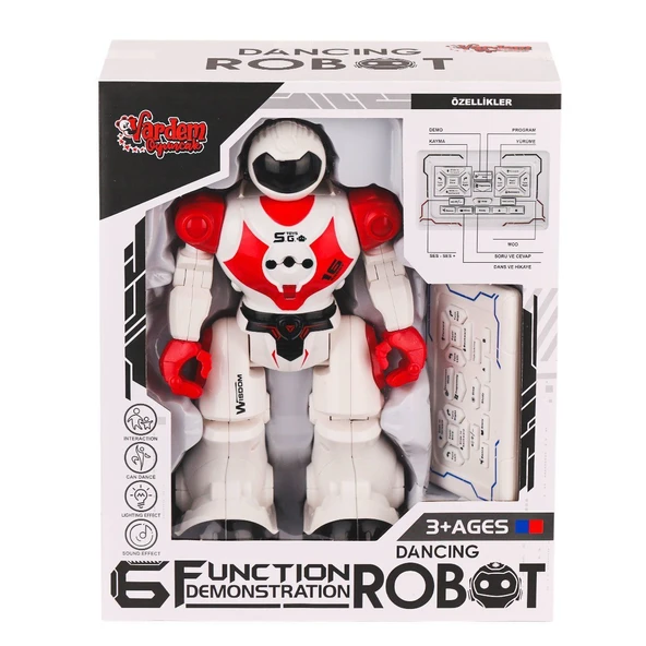 GGE-606-29 Kumandalı Işıklı Dansçı İnteraktif Robot