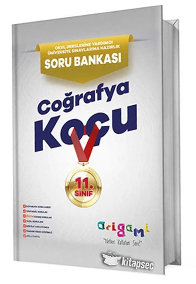 11.Sınıf Origami Coğrafya Koçu Soru Bankası Tammat Yayıncılık