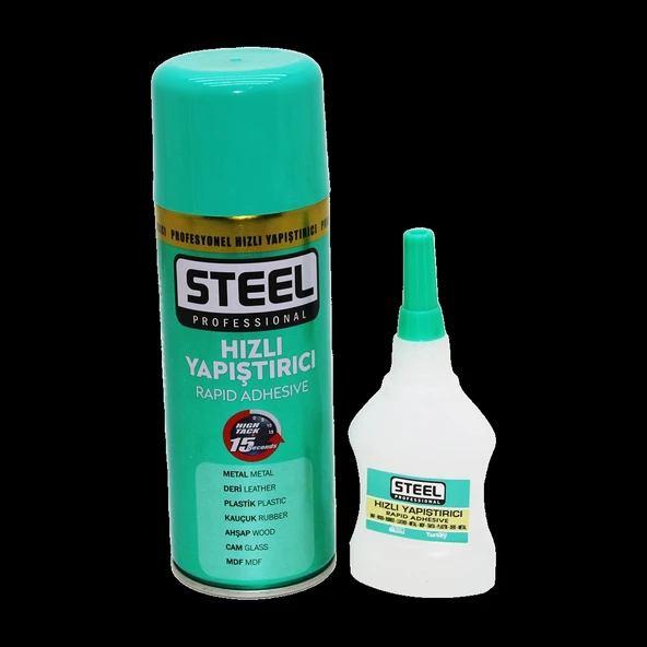 STEEL 400ML+60GR BÜYÜK HIZLI YAPIŞTIRICI (4172)