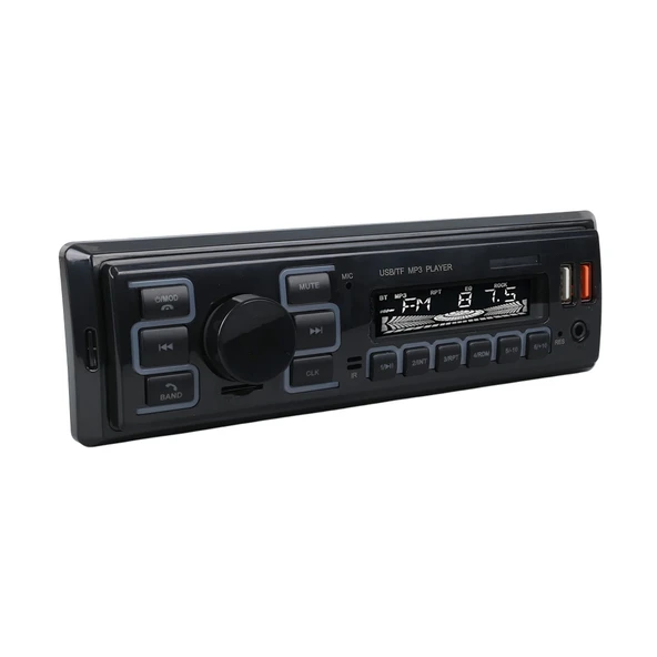 ÇİFT USB/SD/FM/AUX/BLUETOOTH KUMANDALI OTO TEYP 4X60 WATT CS-970 (4172)