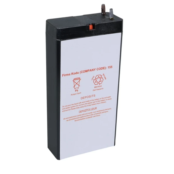 YOKOHAMA YH-42.3 4 VOLT - 2.3 AMPER KURU AKÜ (50 X 100 X 22 MM) (4172) - 2