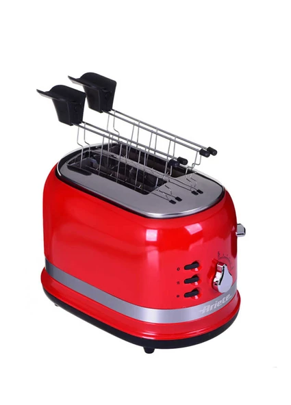 Ariete Moderna Kırmızı Ekmek Kızartma Makinesi - Resim 3