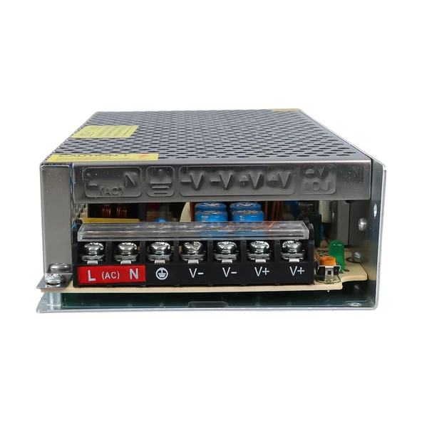 12 VOLT - 16.7 AMPER - 200 WATT METAL KASA ADAPTÖR (4172) - 4