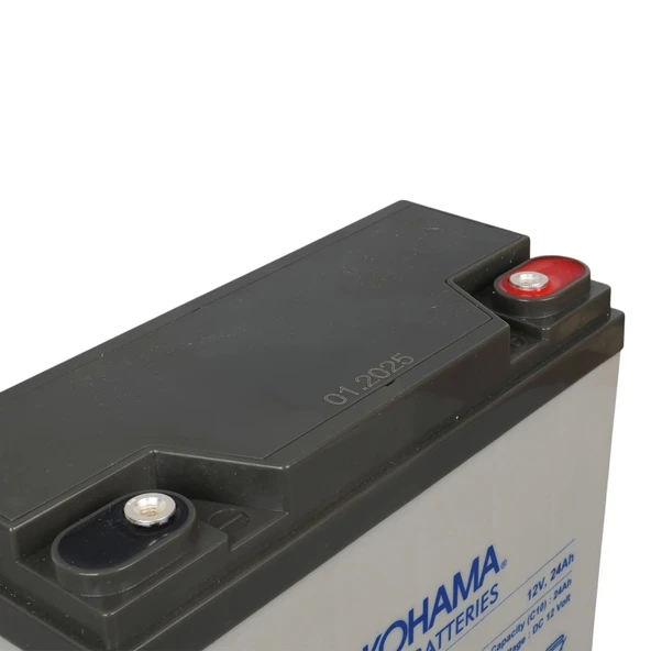 YOKOHAMA YH-1224 12 VOLT - 24 AMPER ELEKTRİKLİ BİSİKLET AKÜSÜ (180 X 76 X 167 MM) (4172) - 4