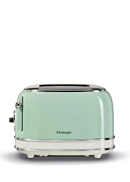 Ariete Vintage Yeşil İki Dilim Ekmek Kızartma Makinesi - Resim 2