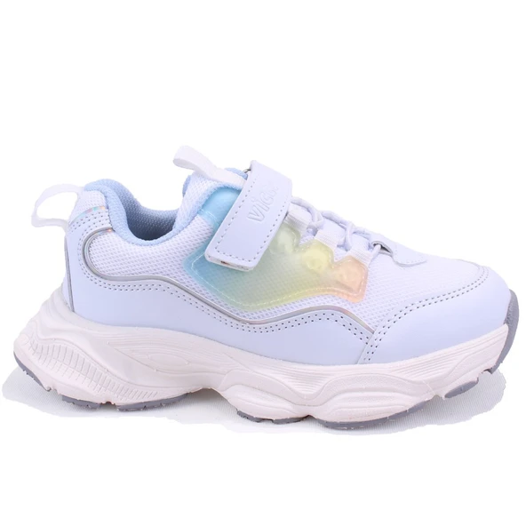 Vicco Teide 346F25Y172 Beyaz Ortopedik Günlük Kız Çocuk Spor Ayakkabı - 2