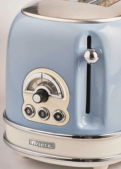 Ariete Mavi Vintage Ekmek Kızartma Makinesi - Resim 3