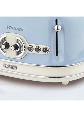 Ariete Vintage 4 Dilim Mavi Ekmek Kızartma Makinesi - 4