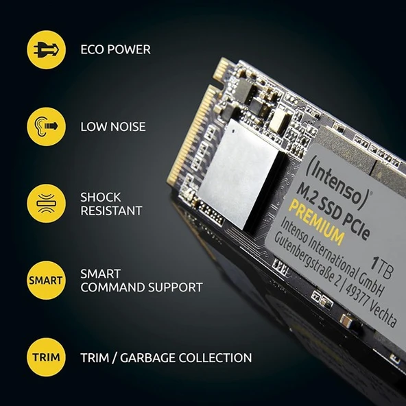 INTENSO 500GB MI500 3836450 5300- 4000MB/s M2 NVME GEN4 Disk - 4