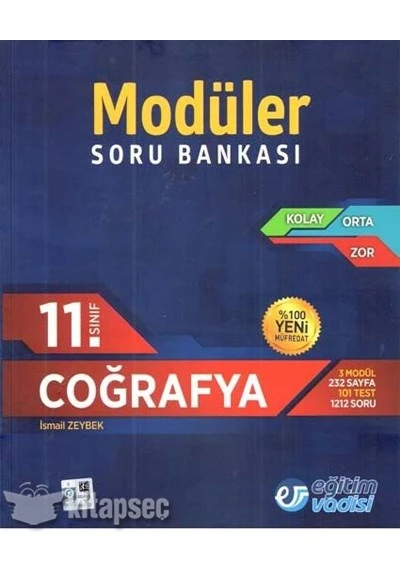 11. Sınıf Coğrafya Modüler Soru Bankası Eğitim Vadisi