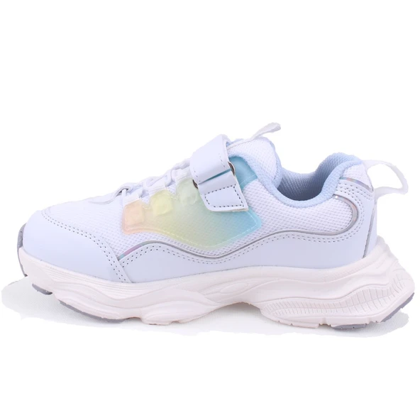 Vicco Teide 346F25Y172 Beyaz Ortopedik Günlük Kız Çocuk Spor Ayakkabı - 3