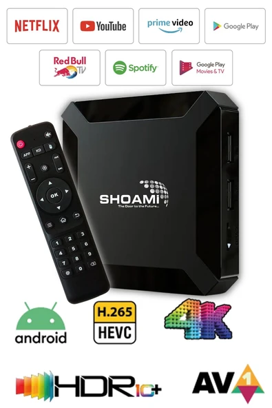 Shoami Sh-sb2 2gb/16gb Mediabox Ultra Hd Android Tv Box Mybox Netflix Youtube