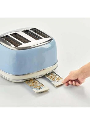 Ariete Vintage 4 Dilim Mavi Ekmek Kızartma Makinesi - 5