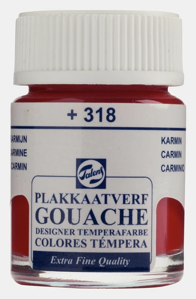 Talens Guaj Boya 16 ml Carmine 318 ürün görseli 1