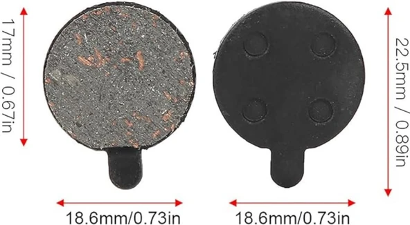 Xiaomi M365 Pro Onvo OV-012 Elektrikli Scooter Fren Balatası 2'li