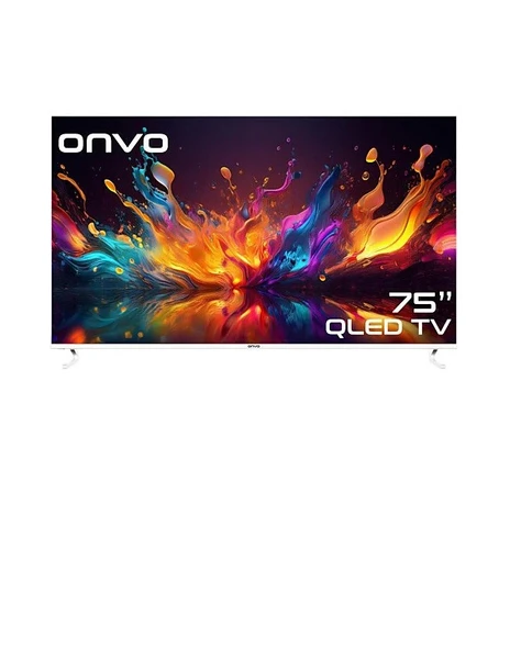 ONVO 75OVF9000UQ 75" 190 Ekran Uydu Alıcılı 4K Ultra HD Google Smart QLED TV