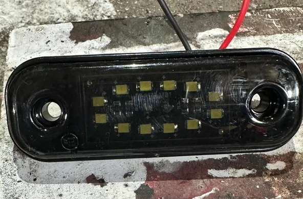 Yan Etek Led Lamba Formplas Füme 24V/12V - 2