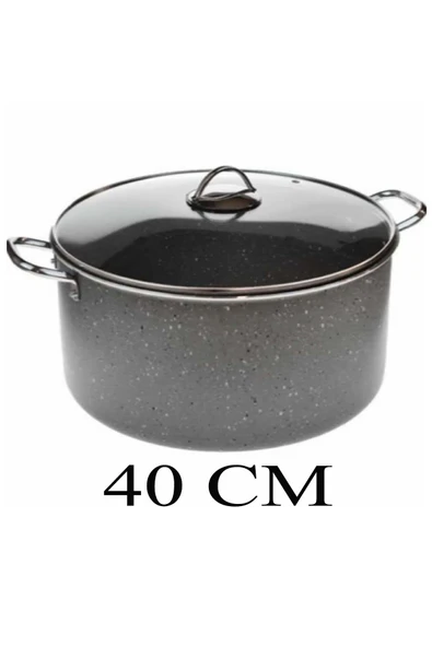 Mehtap Granit Derin Tencere 40 CM Derin Tencere - Resim 2