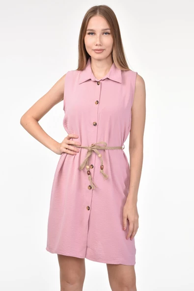 DRR Moda Gömlek Yaka Bol Kesim Tunik/Elbise - 2