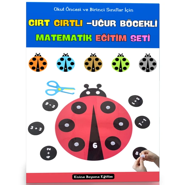 Cırt Cırtlı  Uğur Böcekli Matematik Eğitim Seti