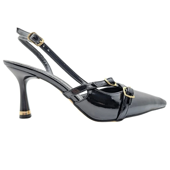 Christel | Kadın Arkası Açık Stiletto - Resim 4