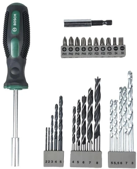 BOSCH DIY-P 27 parçalı matkap delme ve vidalama ucu seti