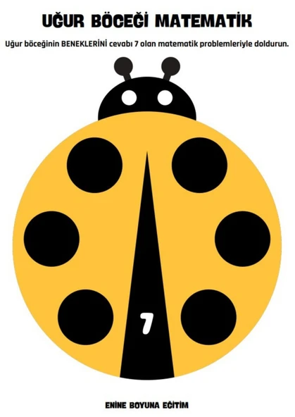 Cırt Cırtlı  Uğur Böcekli Matematik Eğitim Seti - Resim 5