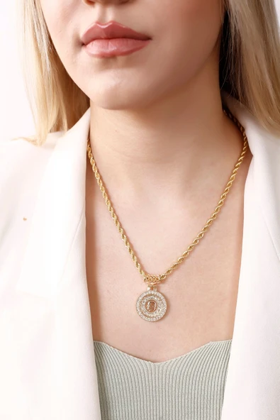 Çeyrek Altınlı Kolye