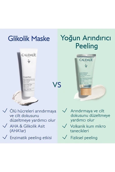 Caudalie Vinoperfect Glycolic Peel Mask 75 ml Aydınlatıcı Bakım Maskesi - 6