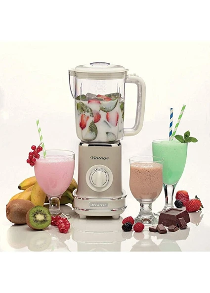 Ariete Vintage Bej 1000W Blender - Resim 4