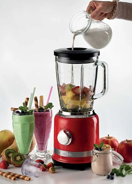 Ariete Moderna 1000W Kırmızı Blender - 4