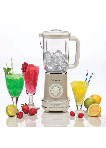 Ariete Vintage Bej 1000W Blender - Resim 3