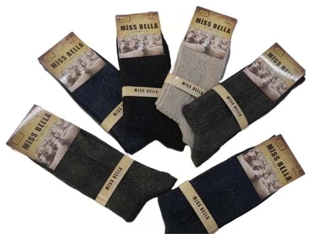 Miss Bella Lamswool Kışlık Erkek Çorap 8 Adet - 2